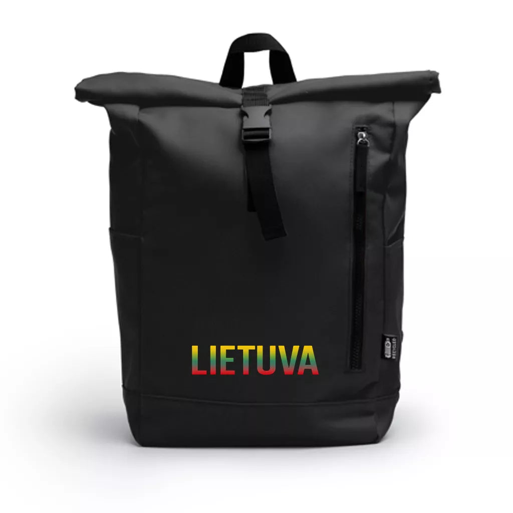 Black backpack Tricolor Lithuania