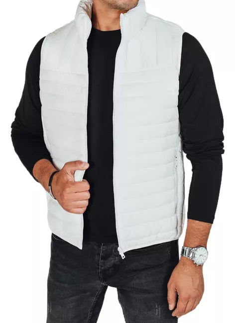 Men's white vest Pole