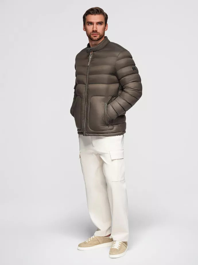 Men's khaki jacket Garin