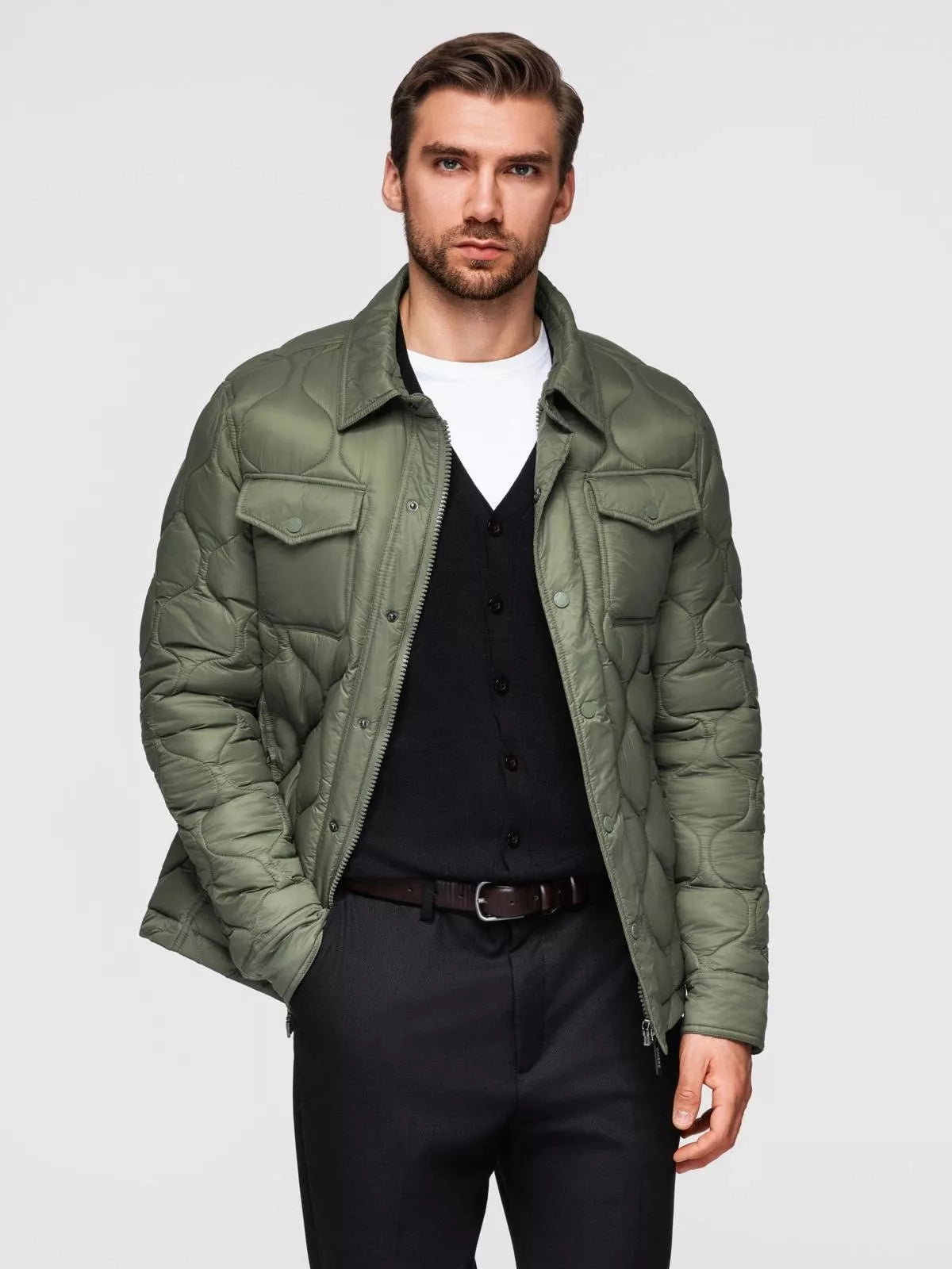 Men's khaki jacket Lomin