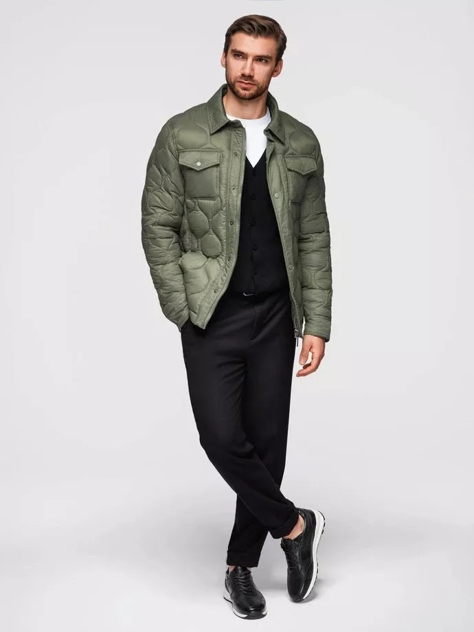 Men's khaki jacket Lomin