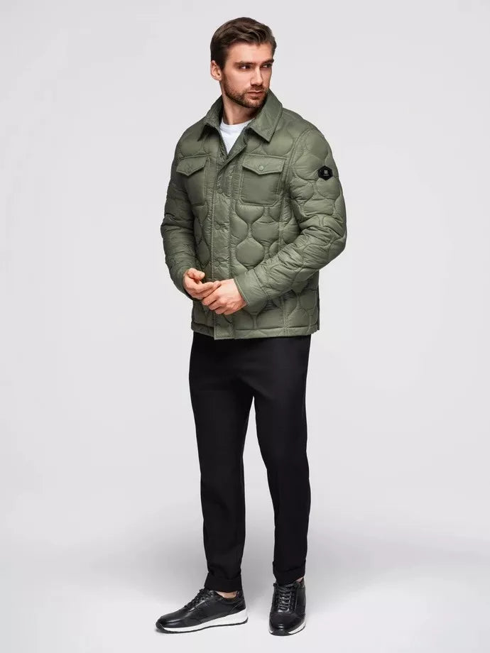 Men's khaki jacket Lomin