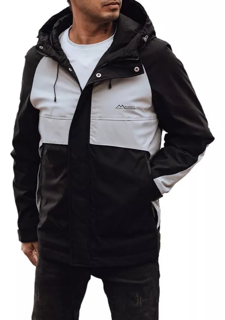 Men's black/gray Rain jacket