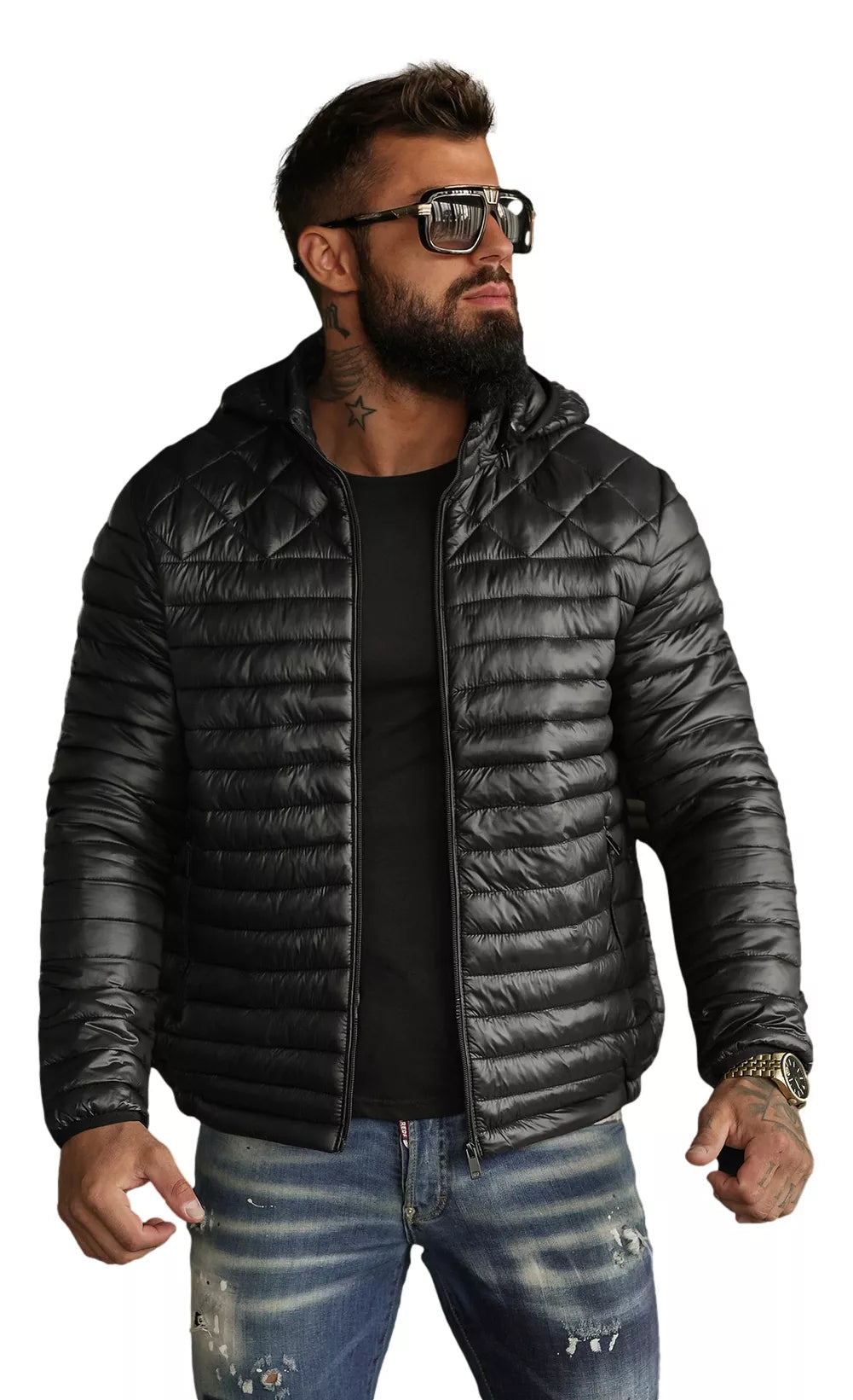 Men's black jacket Astor