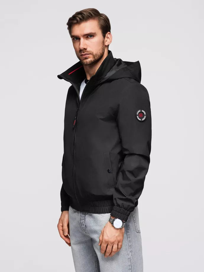 Men's black jacket Kenit