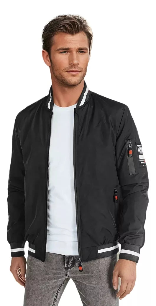 Men's black jacket Edman