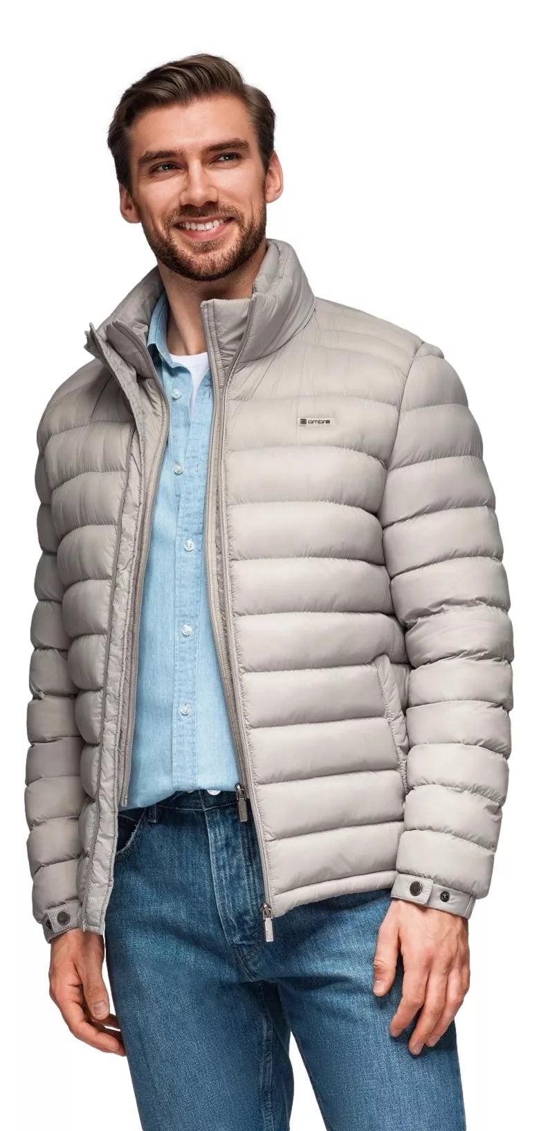 Men's gray jacket Ozan