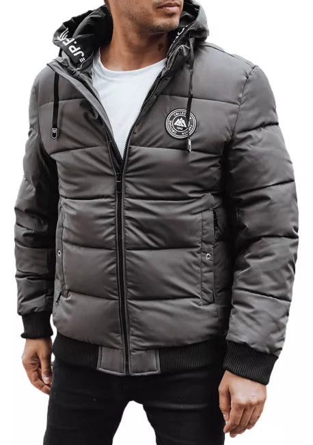 Men's gray winter jacket Tamil