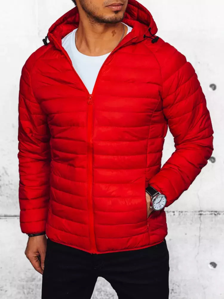 Men's red spring jacket Serg