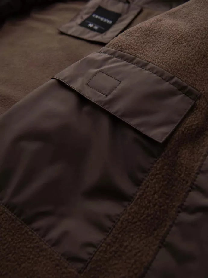 Men's brown jacket Inito