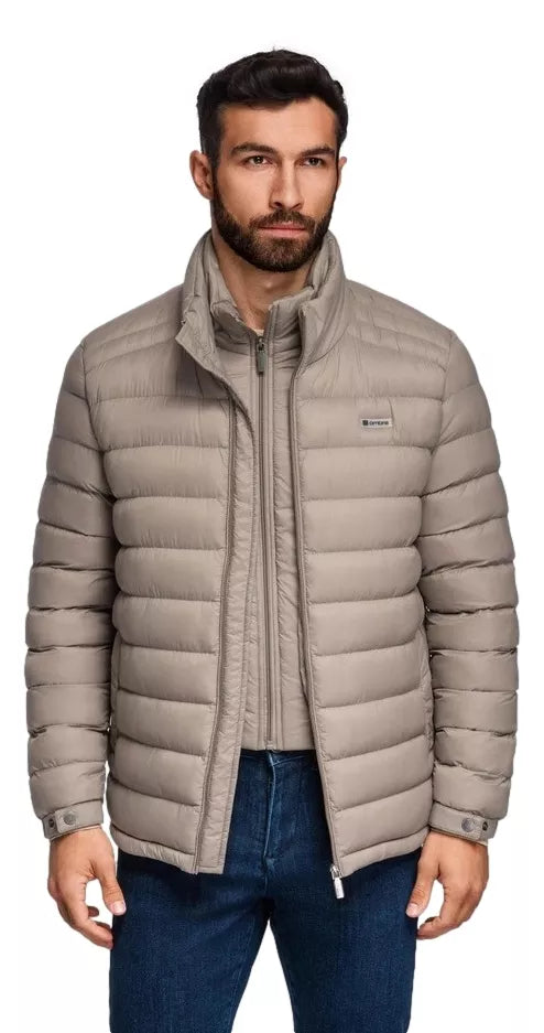 Men's brown jacket Ozan