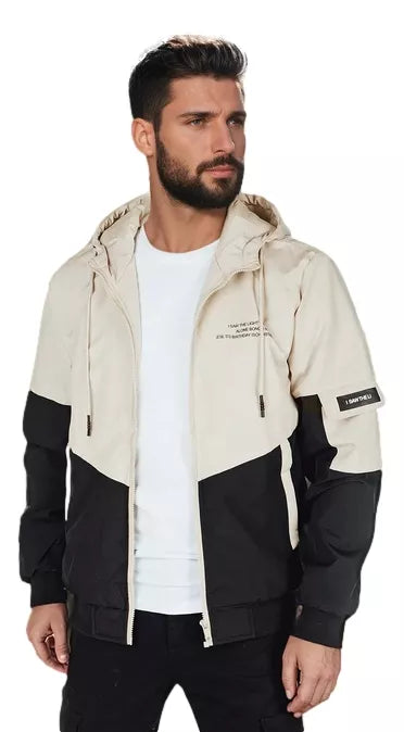 Men's brown jacket Mask