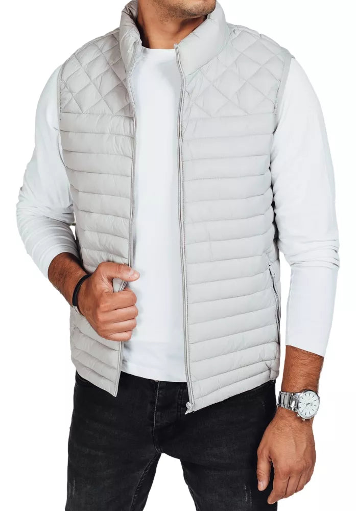 Men's light gray vest Geir