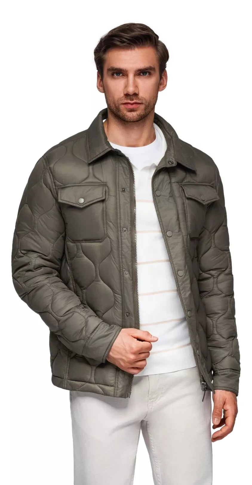 Men's light brown jacket Lomin