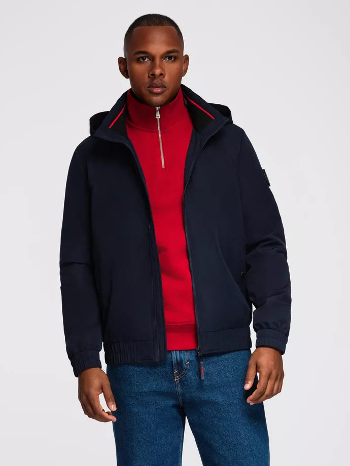 Men's dark blue jacket Kenit