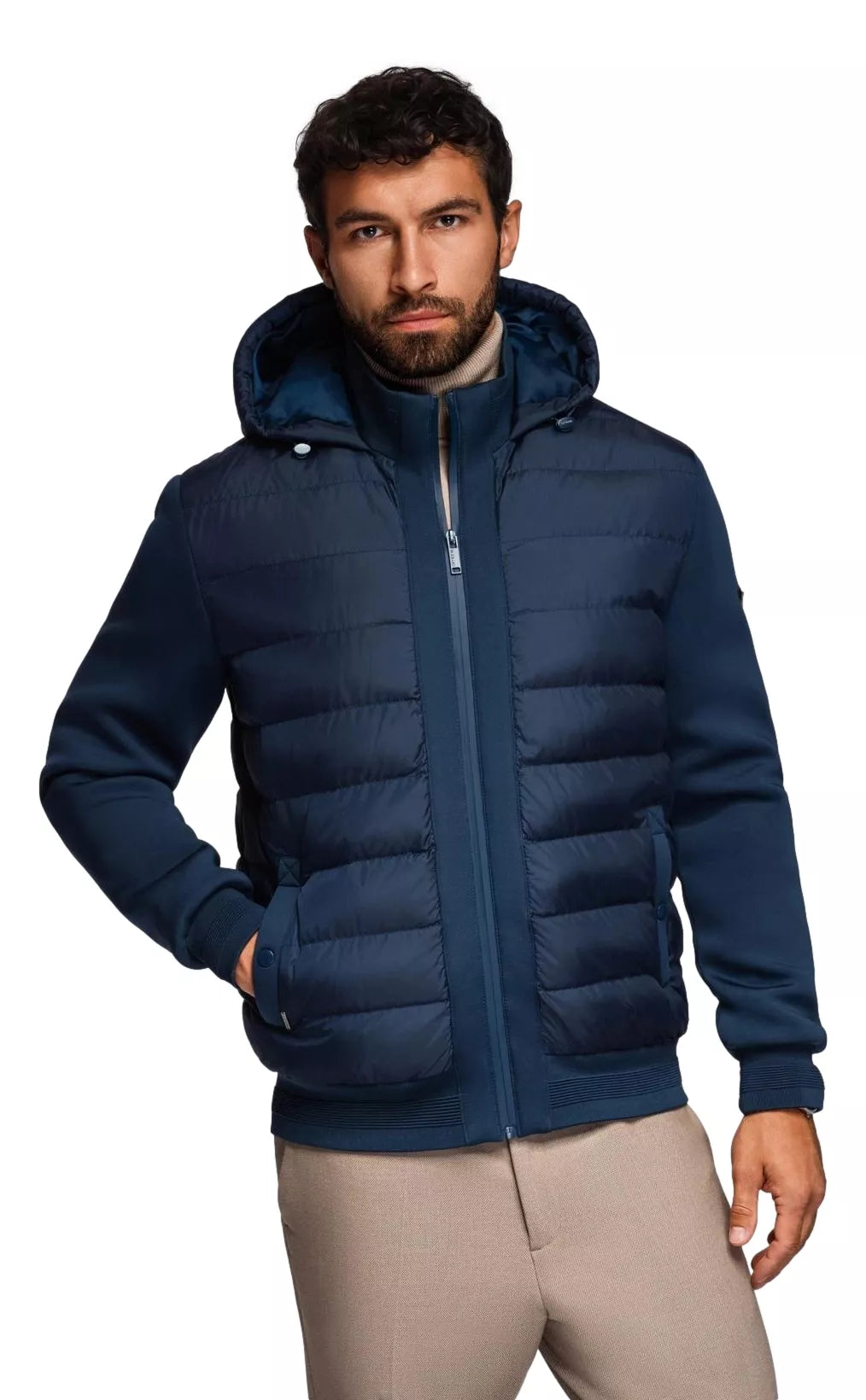 Men's dark blue jacket Marly