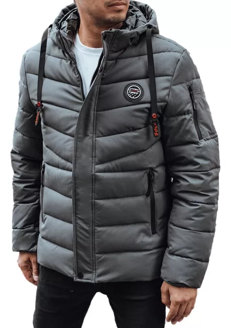 Men's dark gray winter jacket Daley
