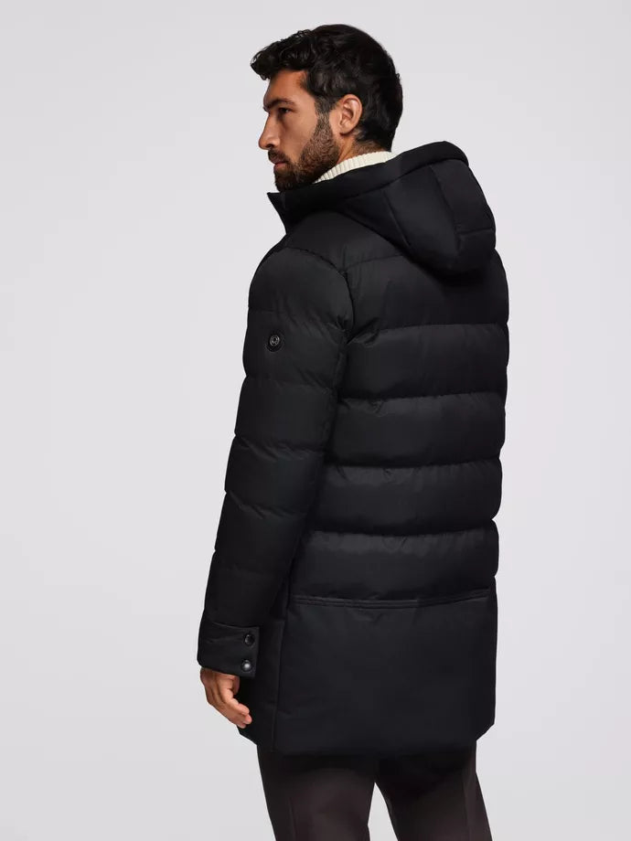 Men's winter black jacket Alf