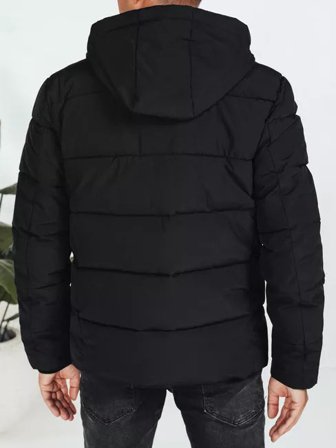 Men's black winter jacket Nevan