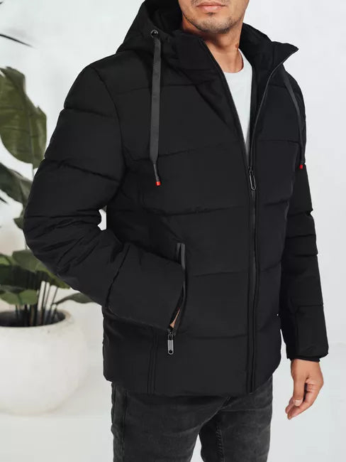 Men's black winter jacket Nevex
