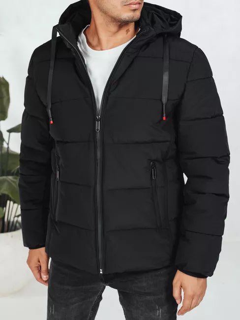 Men's black winter jacket Nevex