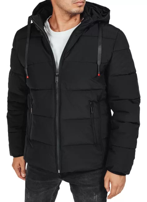 Men's black winter jacket Nevex