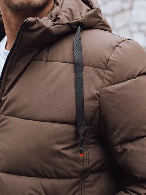 Men's brown winter jacket Nevex