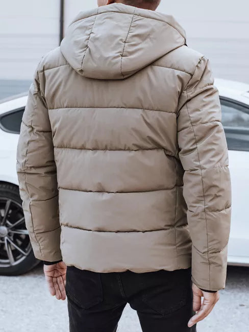 Men's winter brown jacket Nevex