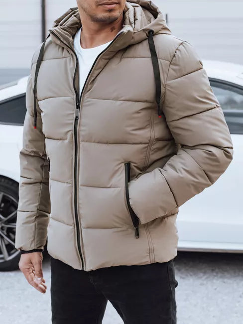 Men's winter brown jacket Nevex