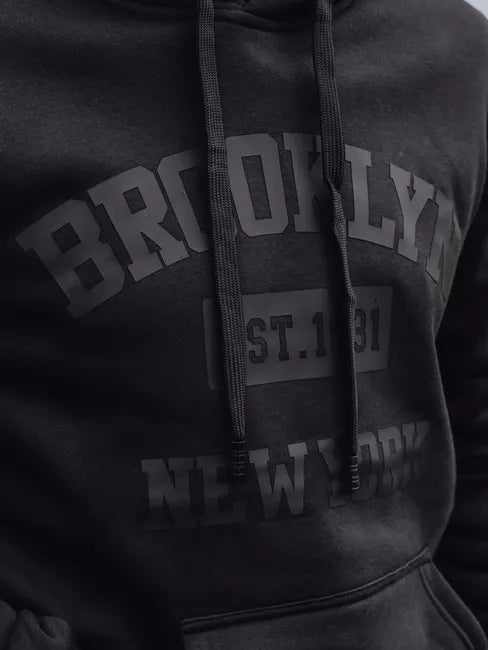 Men's black sweater Brooklyn
