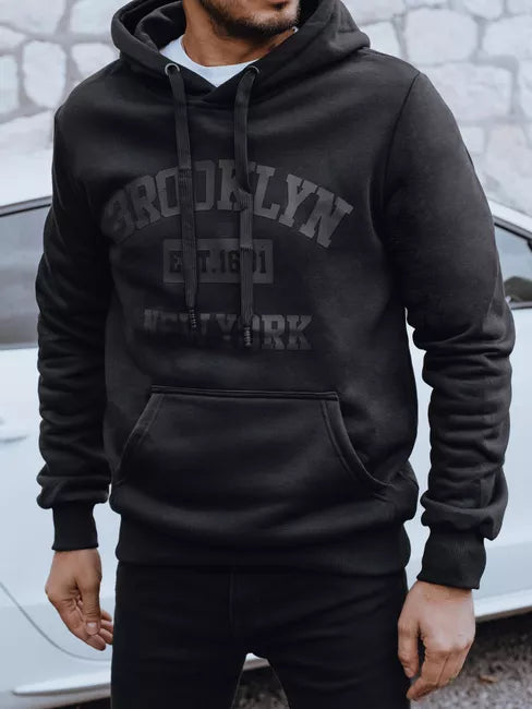 Men's black sweater Brooklyn