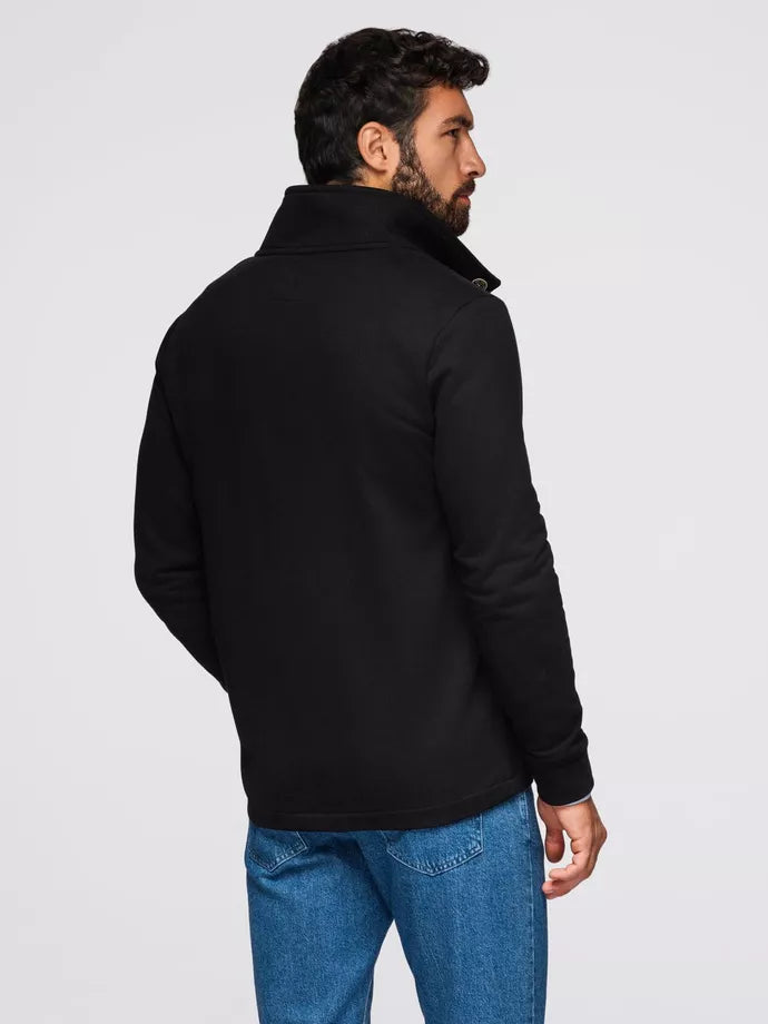 Men's black sweater Leo
