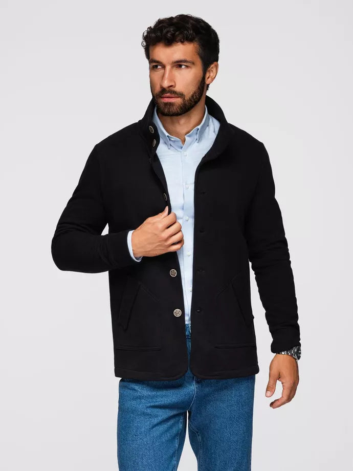 Men's black sweater Leo