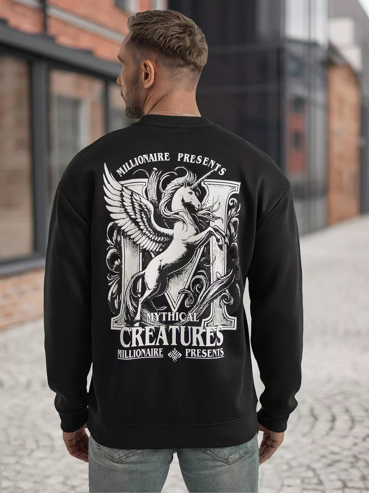 Men's black hoodie Mafia