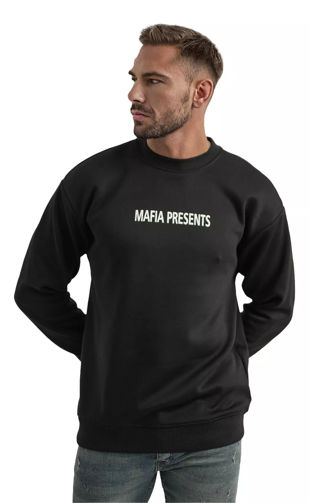 Men's black hoodie Mafia