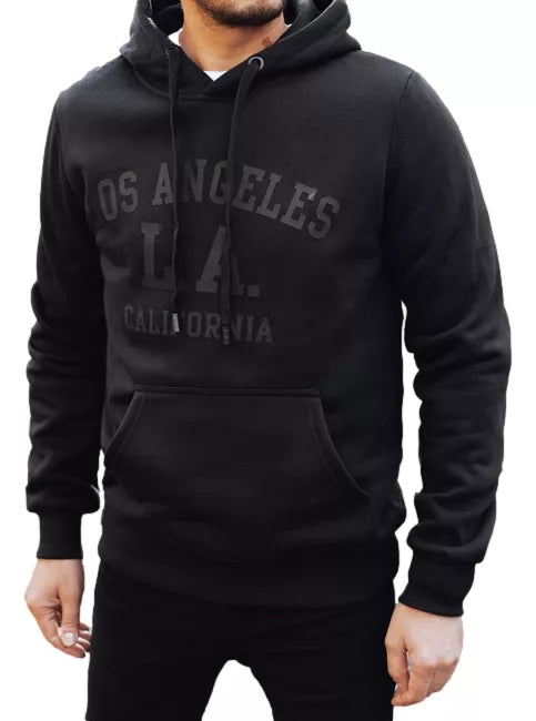 Men's black California hoodie
