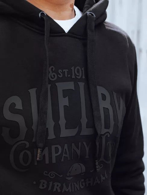 Men's black Shelby hoodie