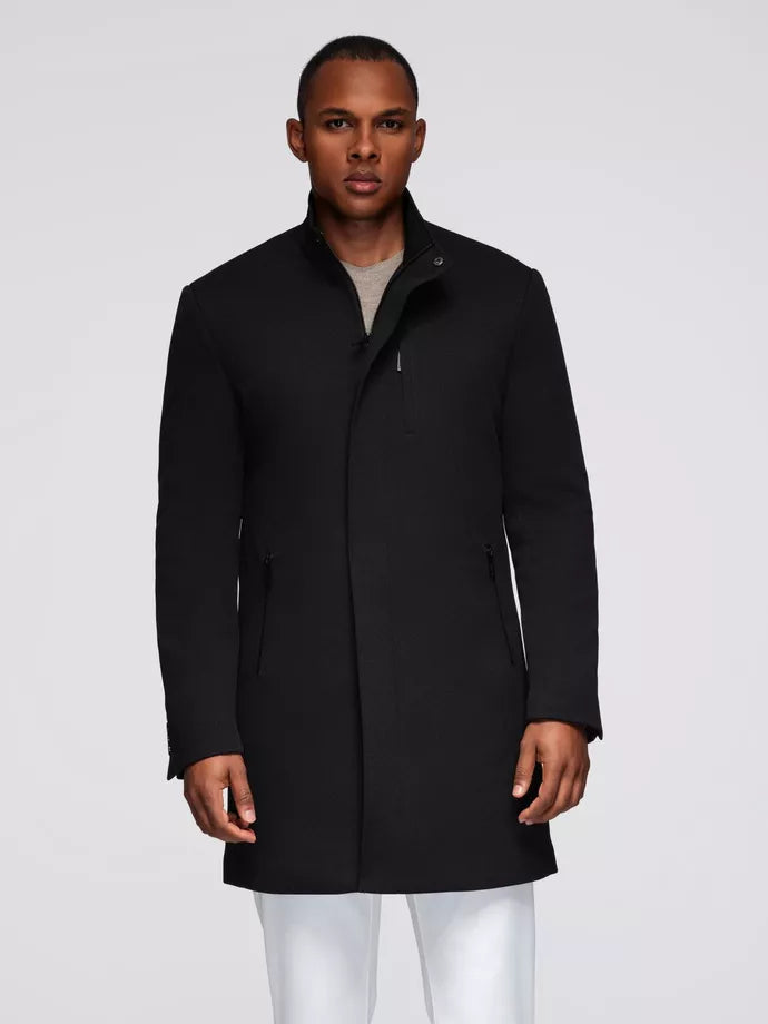 Men's black coat Alpi
