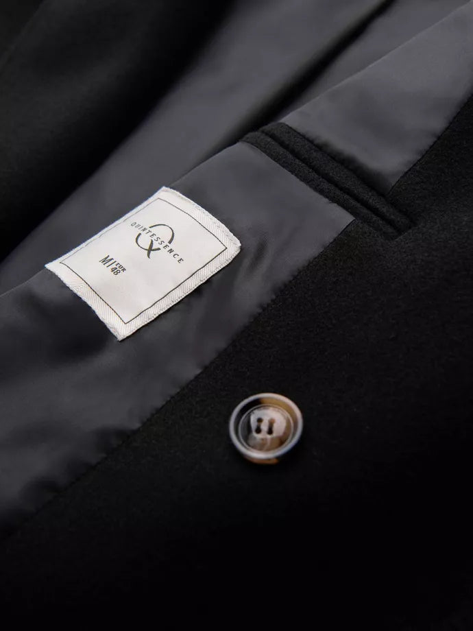 Men's black coat Elegant