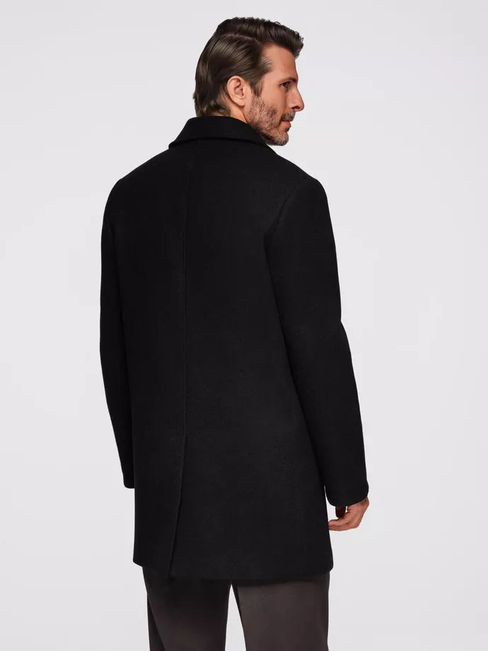 Men's black coat Elegant