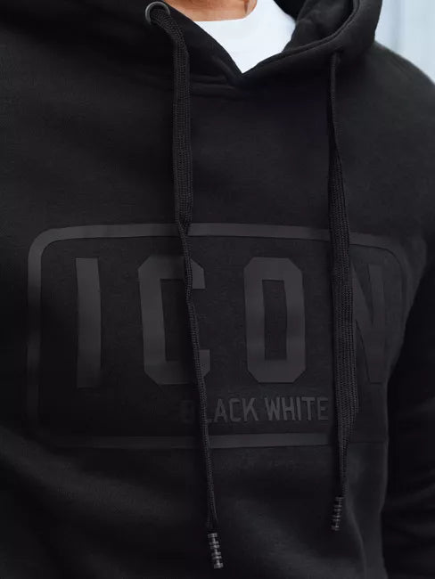 Men's black insulated sweater Icon