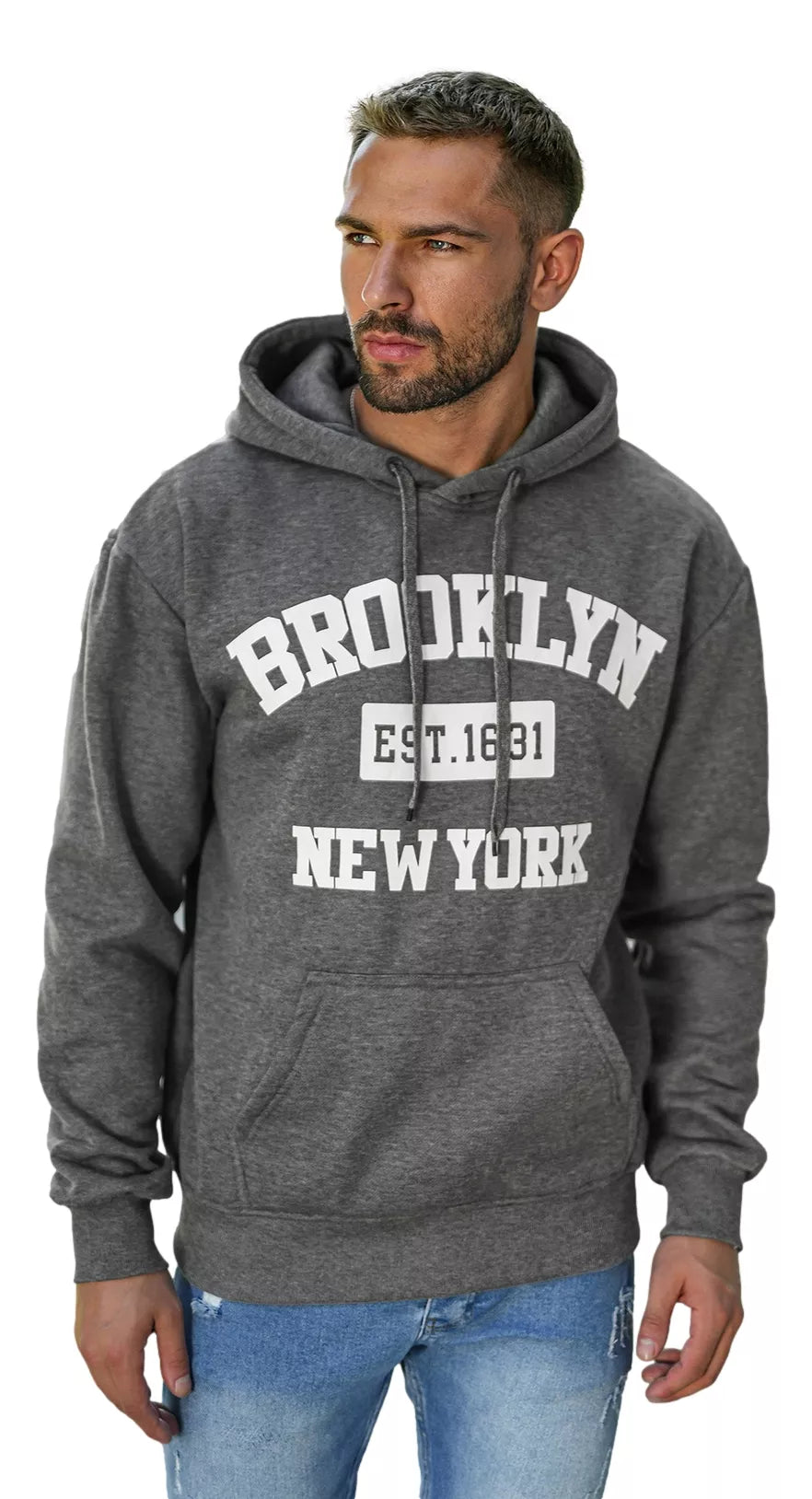 Men's gray sweater Brooklyn