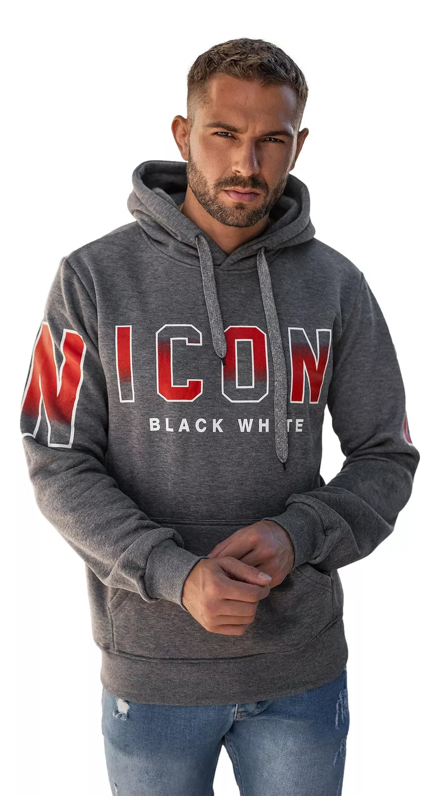 Men's gray sweater Icon2