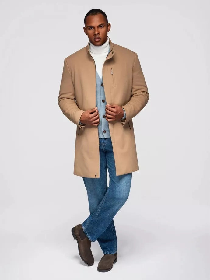 Men's brown coat Alpi