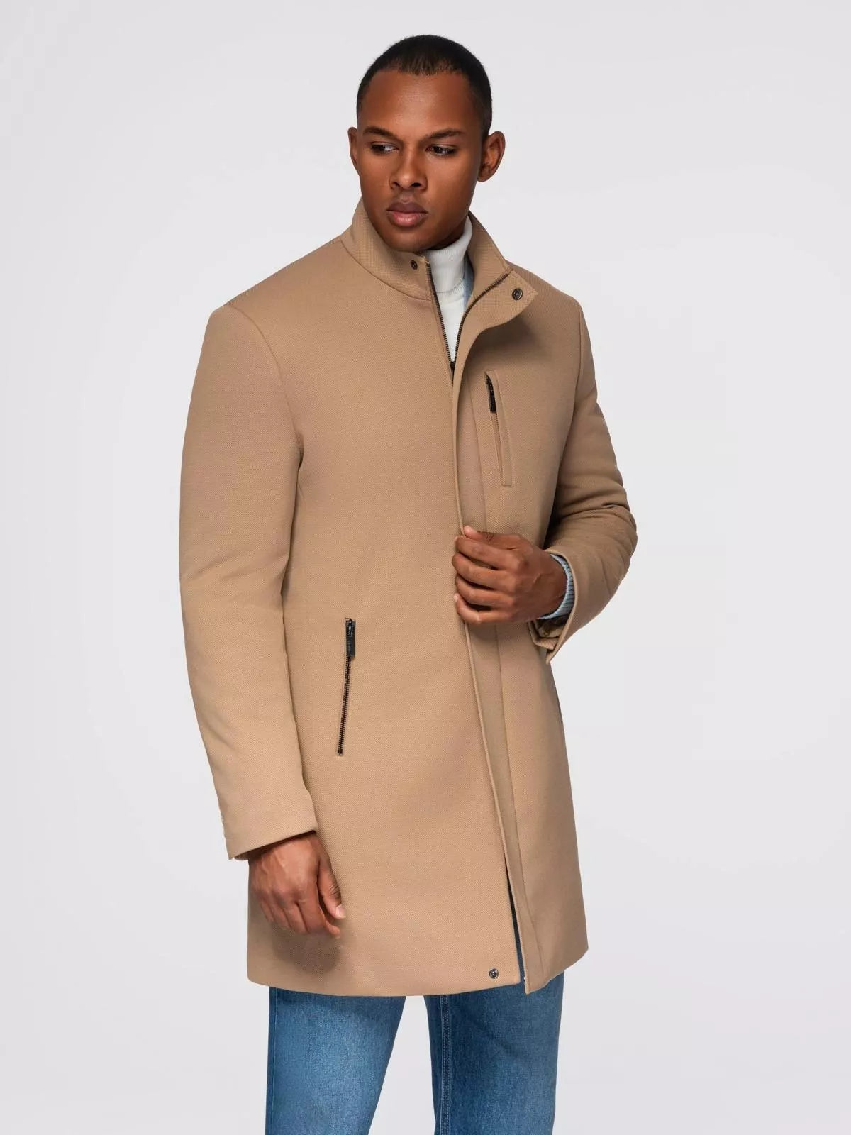 Men's brown coat Alpi