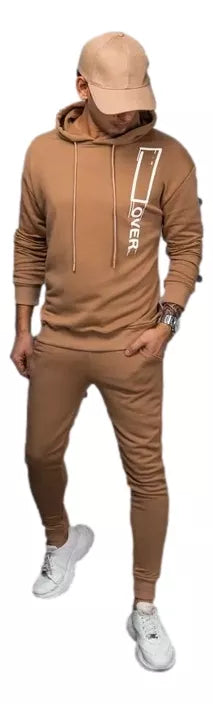 Men's brown suit Over