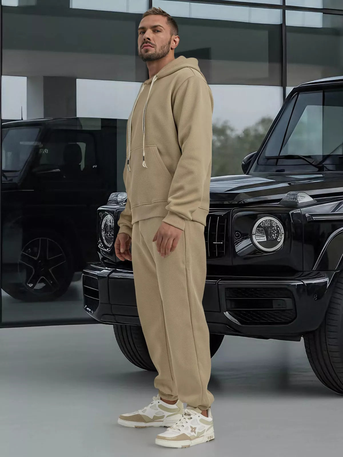 Men's brown suit Ulan