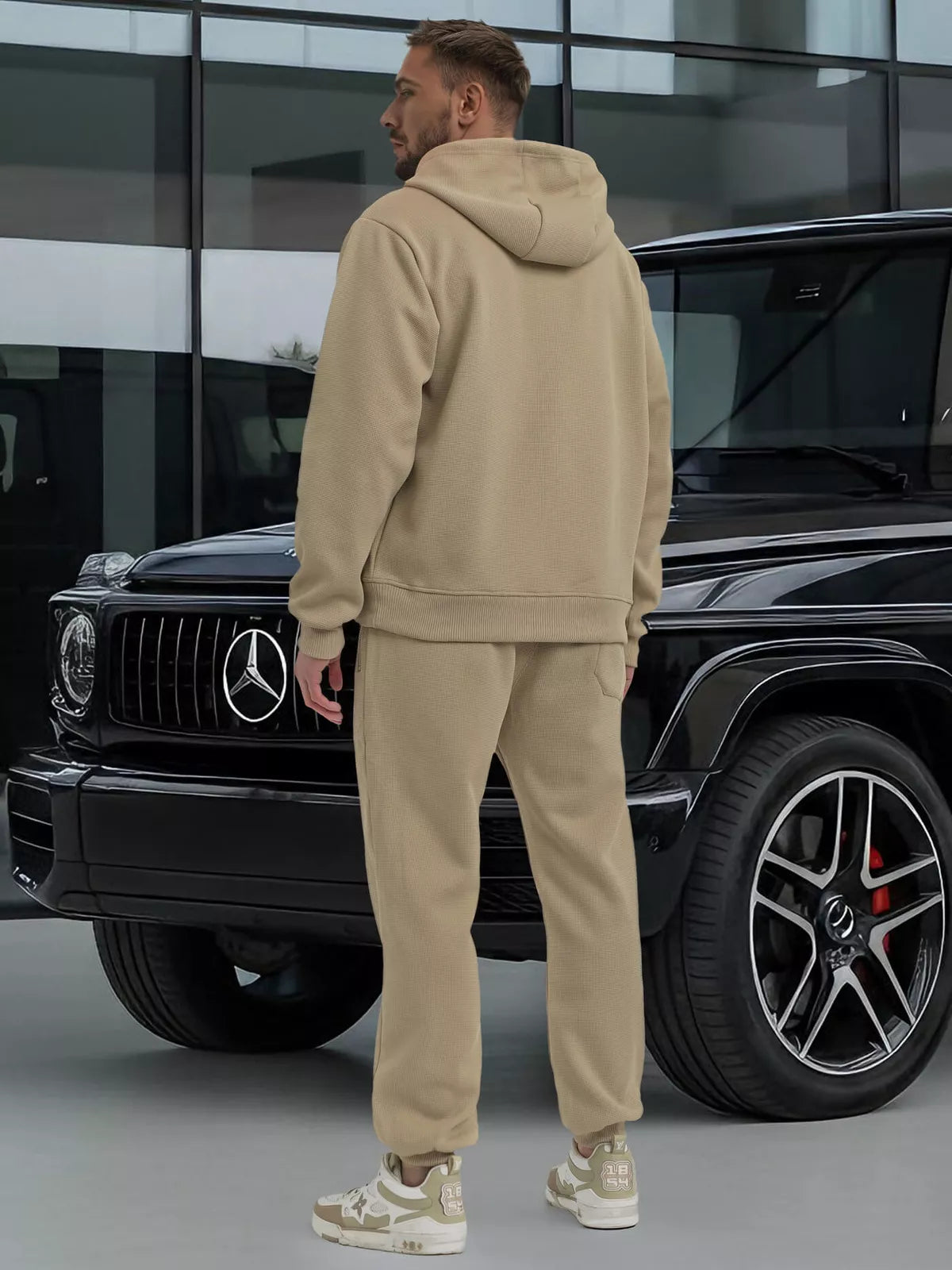 Men's brown suit Ulan