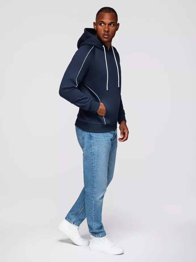 Men's navy blue sweater Edin