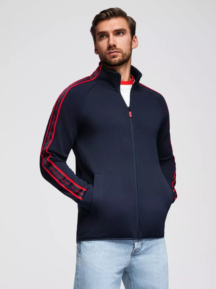 Men's navy blue Performance sweater